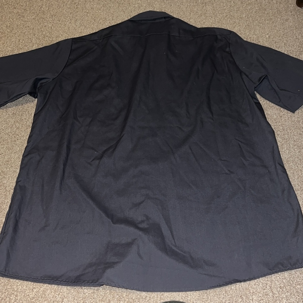 Dickies dark gray short sleeve button down shirt 2XL - Picture 5 of 5